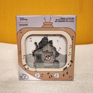 Loungefly Disney Mickey Mouse Club ClubHouse Hinged 100th Limited Edition Pin